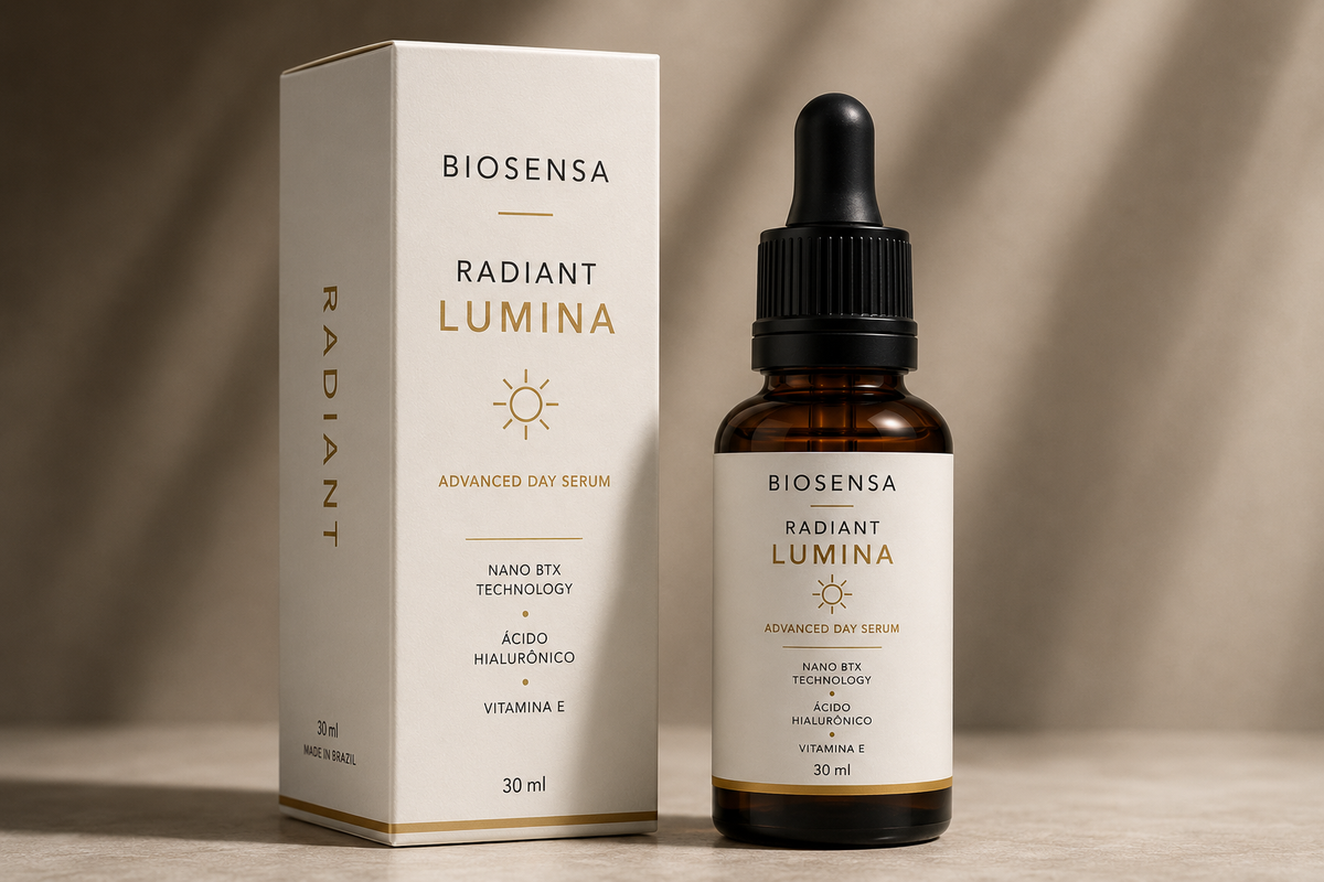 Radiant Lumina com embalagem